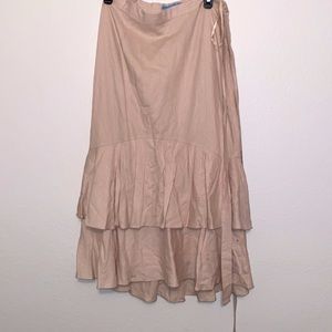 ANTONIO MELANI pinstripe midi skirt